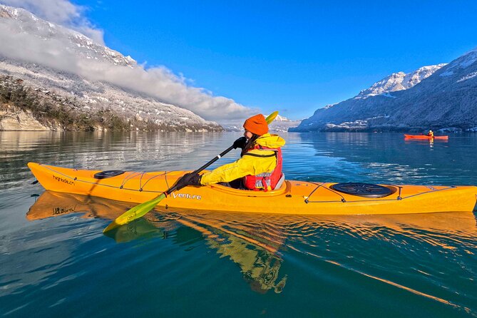 Private Winter Kayak Tour: Lake Brienz - Inclusions and Meeting Point