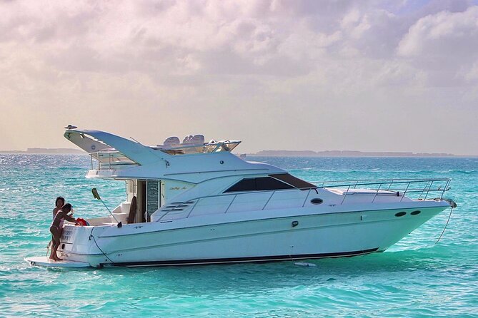 Private Yacht SeaRay 46ft Cancun 25P17 - Available Timeframes and Itinerary Options