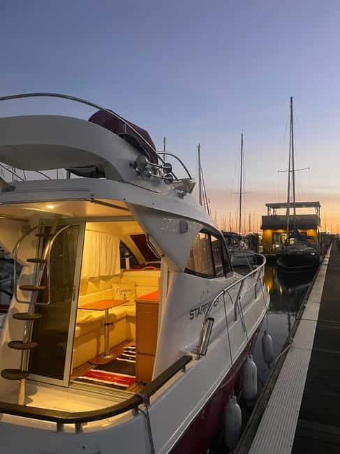 Private yacht tour with wines on board - An Elegant Way to Discover Lisbon: The Private Yacht & Wine Tour