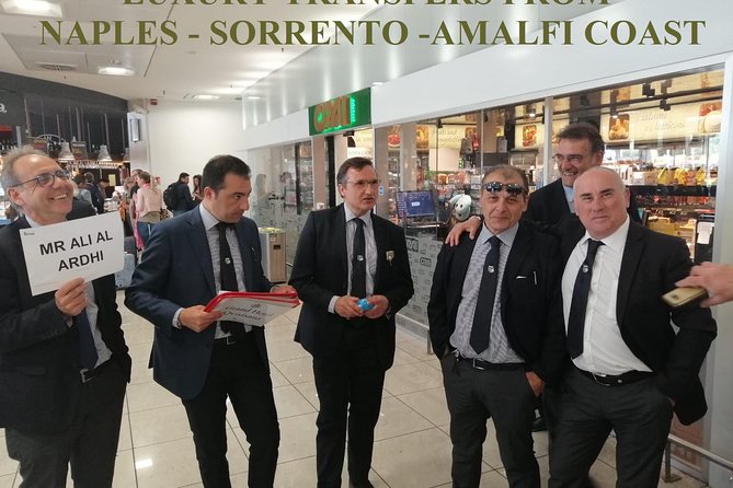 Privatetransfer NAPLES to POSITANO or Vv (With Stop Option in Pompeii ) - Service Overview