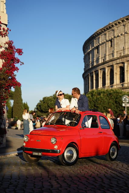 Pro Photoshoot With Most Classic Vintage Fiat500 of Rome - Good To Know