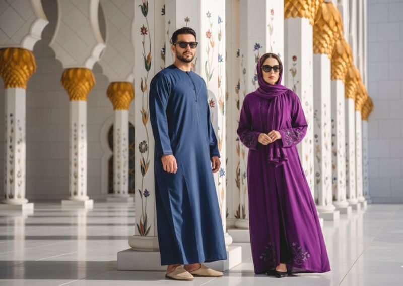 Professional Photoshoot at Sheikh Zayed Mosque Experience - A portrait session with a remarkable setting