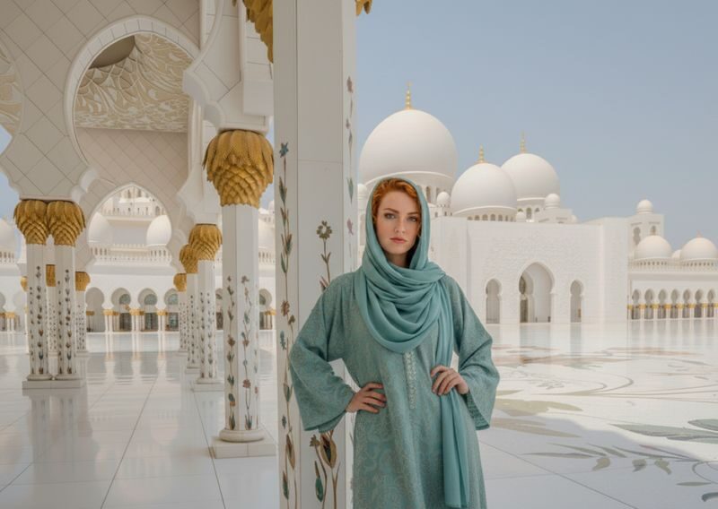 Professional Photoshoot at Sheikh Zayed Mosque Experience - Getting good photos without feeling staged