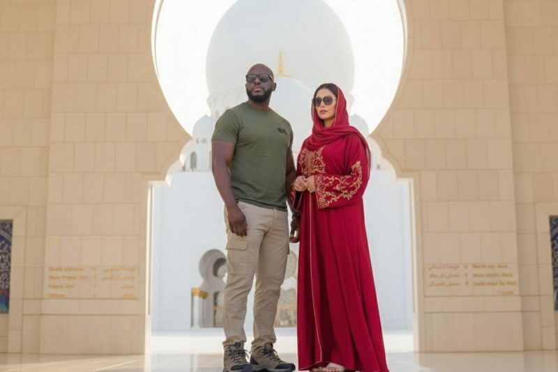 Professional Photoshoot at Sheikh Zayed Mosque Experience - Timing, clothing, and practical cautions