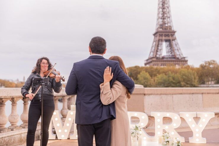 Proposal 'Marry Me' - Big Letters - Paris Proposal Planner - Booking and Payment Information