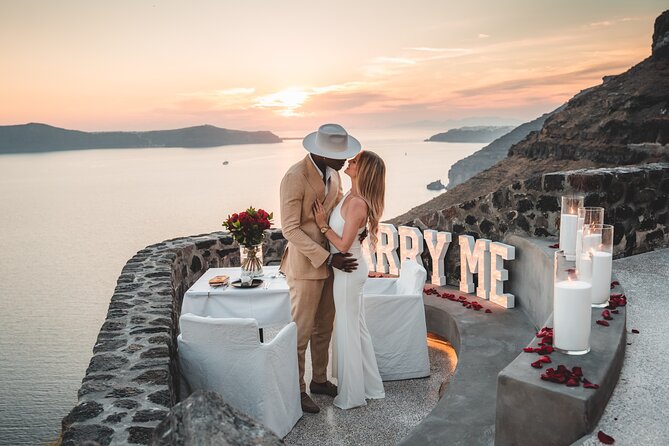 Proposal Set up in Santorini - Pickup Instructions