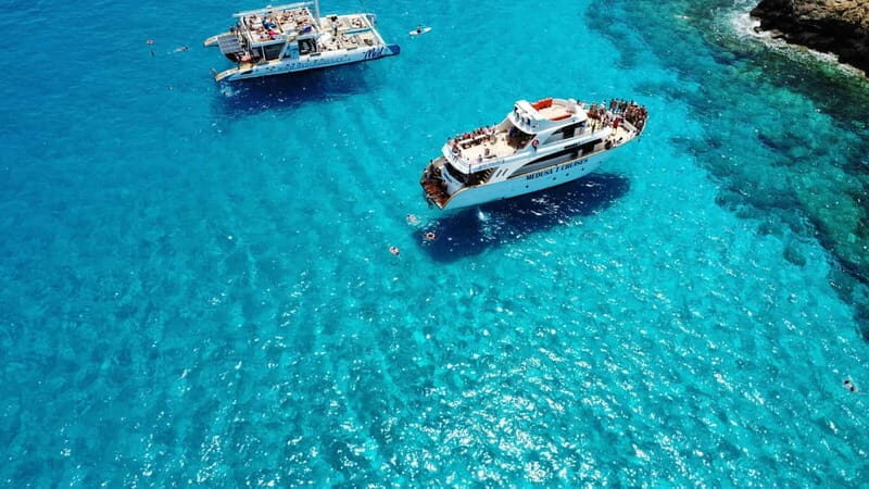 Protaras: Medusa Chill-Out Cruise to Blue Lagoon & Sea Caves - FAQs