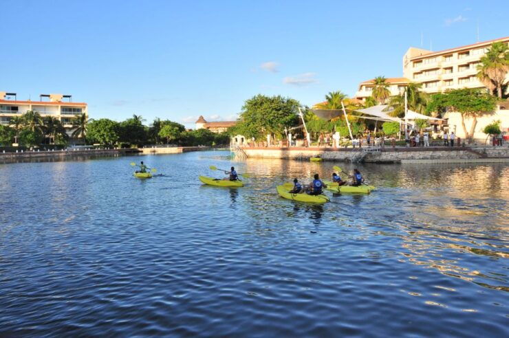 Puerto Aventuras: Dolphin Royal Swim & Kayaking With Buffet - Booking Details