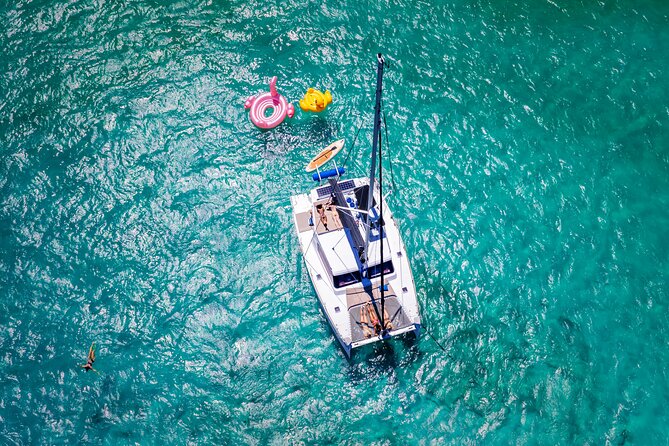 Puerto Aventuras Half-Day Private Catamaran Tour  - Tulum - Inclusions on the Catamaran Tour