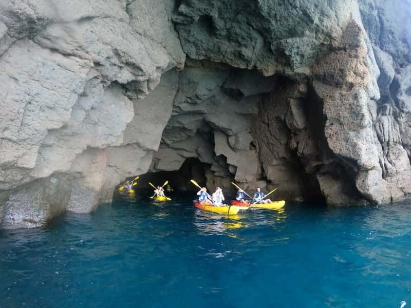 Puerto Mogán: Guided Adventure Kayak Tour in Caves & Snorkel - Good To Know
