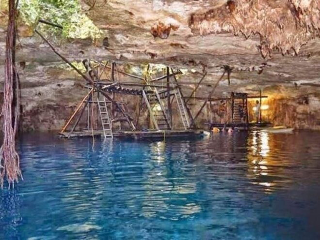 Puerto Morelos: Shopping Tour & Cenotes Kin Ha - Exploring the Open Cenote