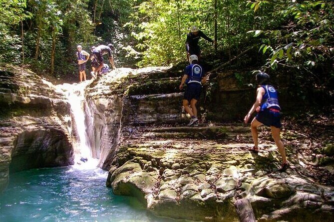 Puerto Plata: Adventure in the 27 Waterfalls and Safari by Jeep - The 27 Waterfalls Damajagua: The Main Event