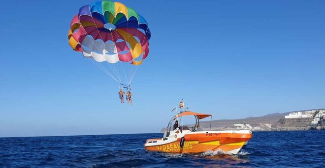 Puerto Rico De Gran Canaria : Parasailing - Flight Experience