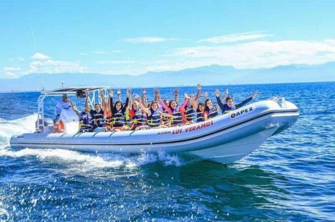 Puerto Vallarta: Canopy Los Veranos With Speedboat Ride - Zipline Tour