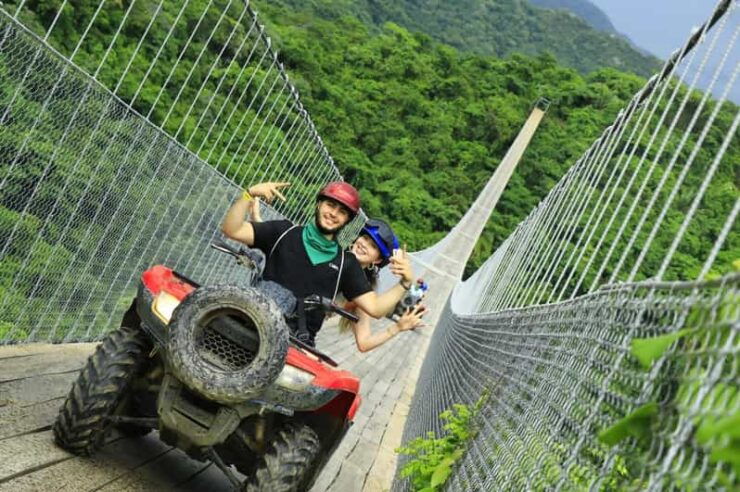 Puerto Vallarta: Jorullo Bridge ATV + ZipLine + Mules - Traverse the Jorullo Bridge