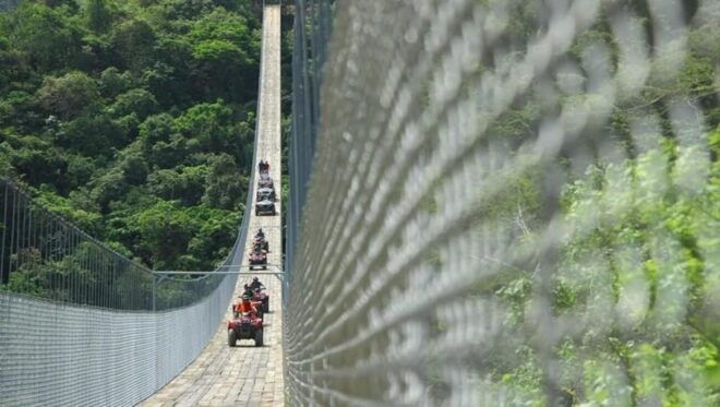 Puerto Vallarta: Jorullo Bridge ATV + ZipLine + Mules - Refreshing Swim at El Salto
