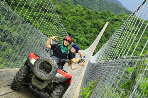 Puerto Vallarta: Jorullo Bridge ATV + ZipLine + Mules - Tequila Tasting and Local Snacks