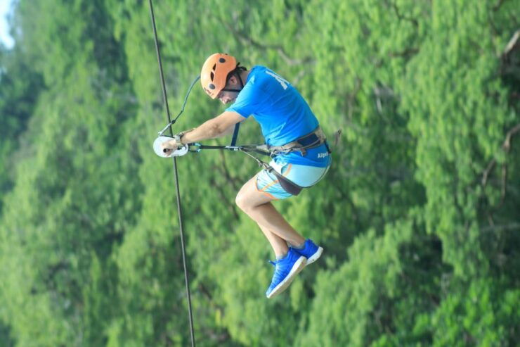 Puerto Vallarta: Nogalito EcoPark Zip Line, Swim, & Tequila - River Swim Experience