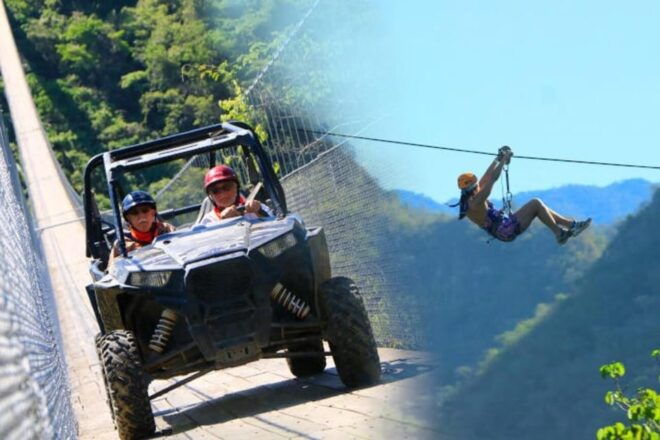 Puerto Vallarta: Super Combo Adventure RZR + Canopy + Mules - Meeting Point and Availability