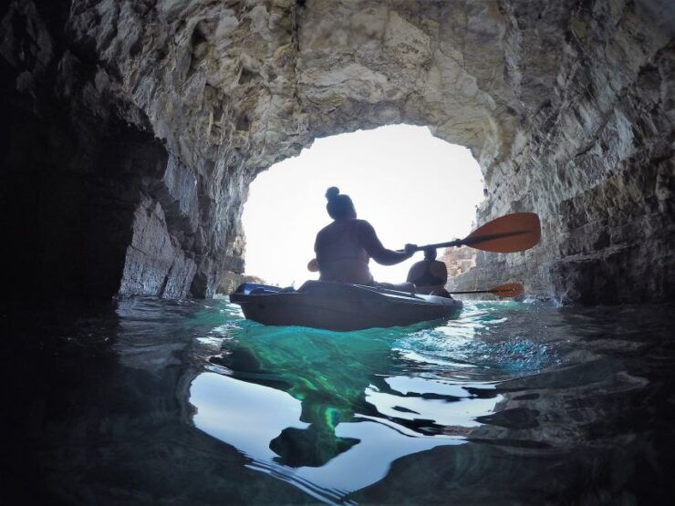 Pula: Blue Cave Kayak Tour, Snorkeling and Cliff Jumping - Booking and Logistics