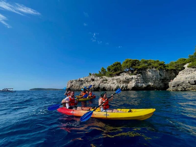 Pula: Cave, Canyon and Island Kayak Tour Snorkel&Explore - Exploring the Grotta di Quarzo Cave by Kayak