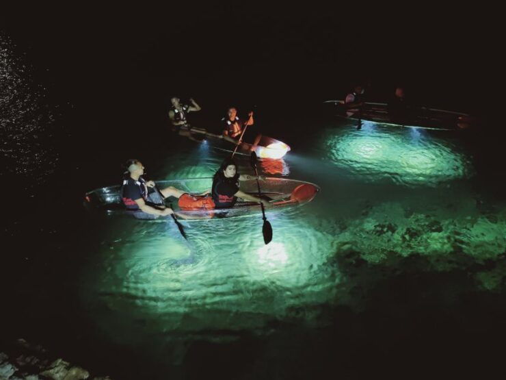 Pula: Clear Kayak Cave and Islands Guided Tour at Night - Activity Details