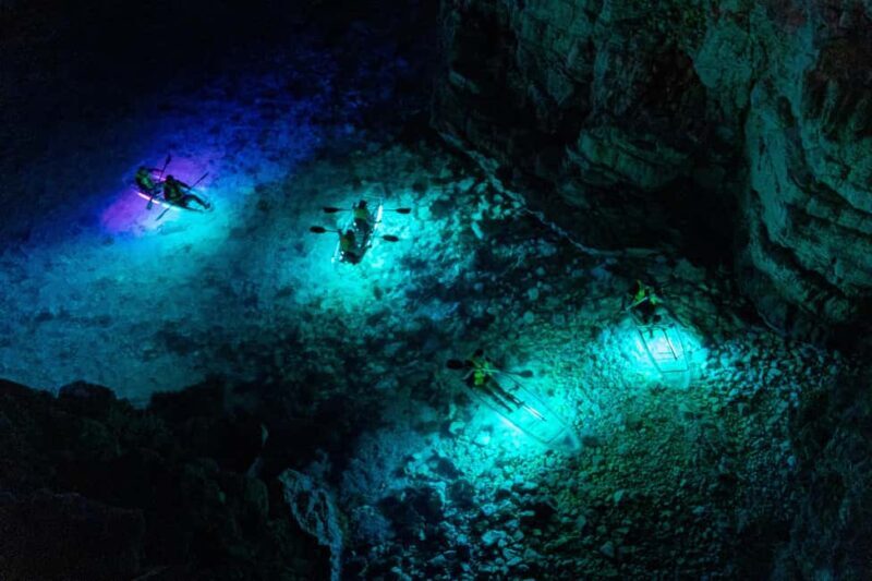 Pula: Night Kayak Tour with Glowing Kayaks - The Itinerary Breakdown