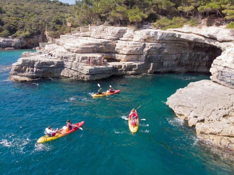 Pula: Sea Adventure Boat, Kayak, Snorkeling & Cliff Jumps - An Exciting, All-in-One Seaside Experience