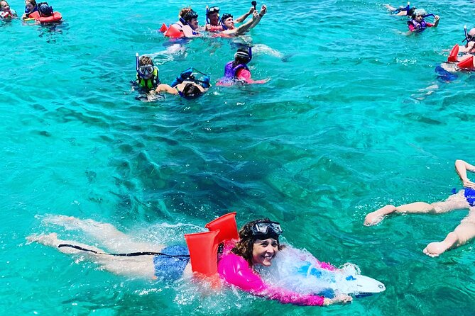 Punta Cana Glass Bottom Catamaran With Slide Private Tour - Glass Bottom for Underwater Viewing