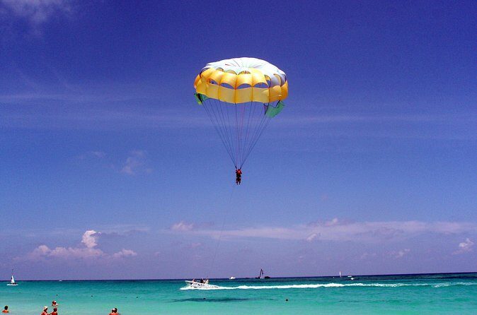Pure Adrenaline Parasailing Collected in Uvero Alto - The Sum Up