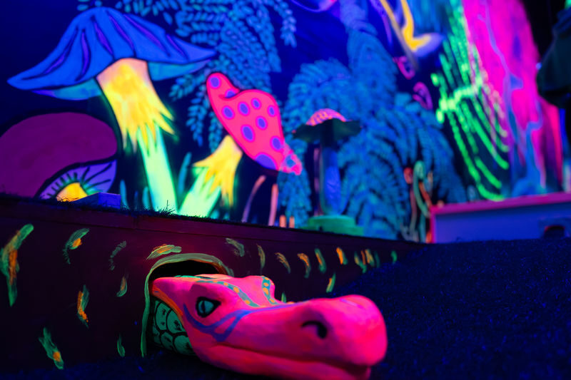 PuttnGlow - Glow in the Dark Mini Golf Queenstown - A small indoor course with more than putting