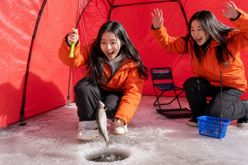 Pyeongchang Trout Festival: Tent Ice Fishing Experience - At a glance