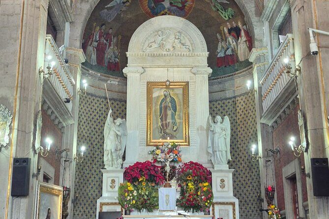 Pyramids and Basilica of Guadalupe Tour with Round Transport - Visiting the Basilica of Our Lady of Guadalupe