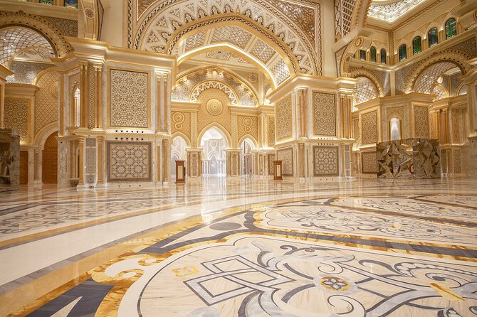 Qasr Al Watan Admission Ticket - Exclusions