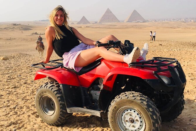 Quad Bike At Giza Pyramids Desert (ATV) - Inclusions: Private Guide, Pick up Service, Buggy Fees