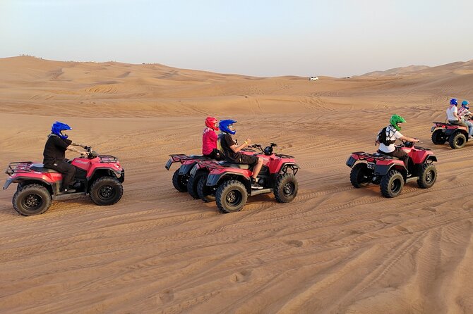Quad Biking Adventure in Dubai Desert - Unlimited Mineral Water and Desert Photos