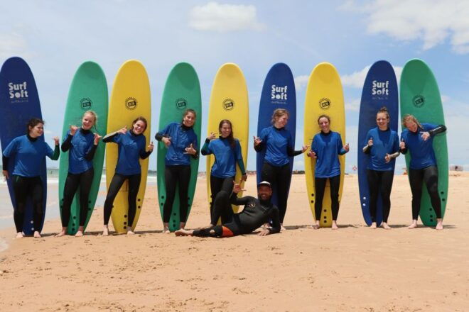 Quarteira: 2-Hour Surf Lesson at Falésia Beach - Equipment Provided