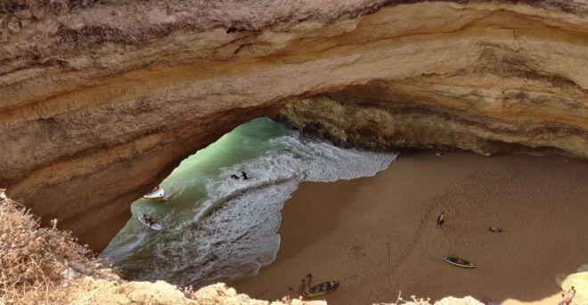 Quarteira: Benagil Cave Guided Catamaran Day Cruise & Drink - Highlights