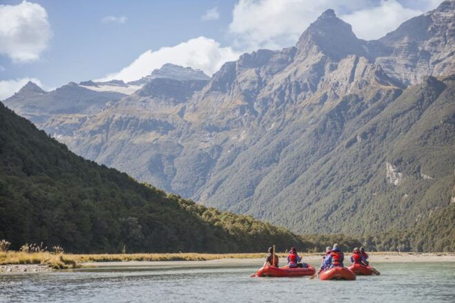 Queenstown: Dart River Canoe and Jet Boat Paradise Day Trip - Gentle Paddle on Crystal Clear Waters