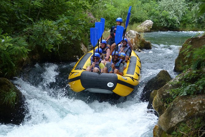 Rafting Experience in the Canyon of the River Cetina - Duration and Distance
