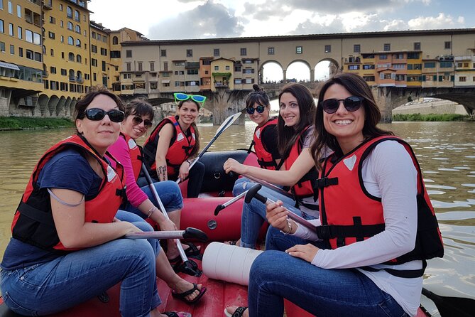 Rafting on the Arno River in Florence Under the Arches of Pontevecchio - Common Questions