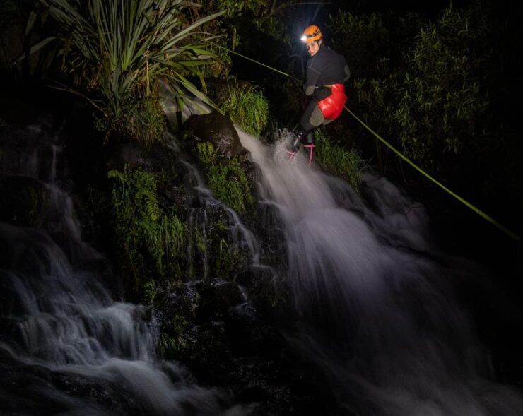 Raglan: Sunset Canyoning Tour and Glowworm Experience - Experience Highlights