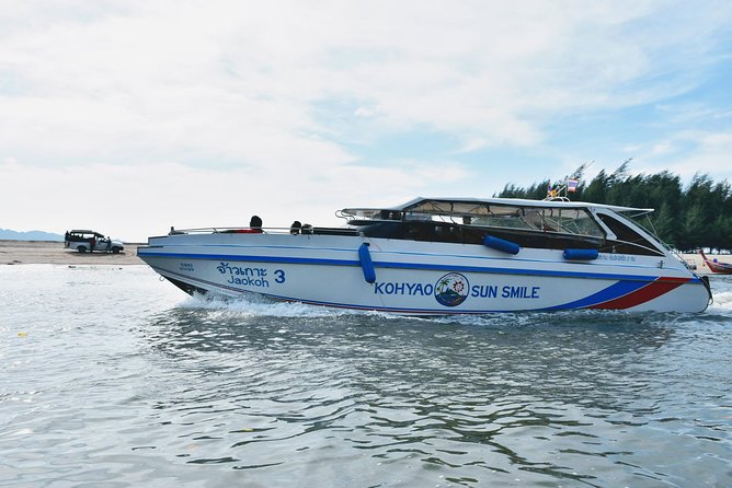 Railay Beach to Phuket by Koh Yao Sun Smile Speed Boat - Start Time and End Point
