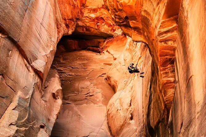 Rappelling through Rock Canyon Near Zion National Park - Good To Know