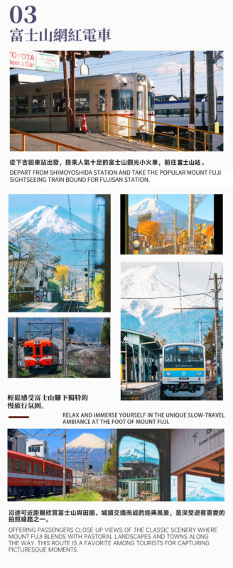 Recommended for Families: | Mount Fuji 5th Station/Arakurayama Sengen Park x Lake Kawaguchi (Includes Popular Sightseeing Train Ticket) x Oishi Park x Fruit Picking Day Trip (From Tokyo) - Flower-lined paths at Oishi Park
