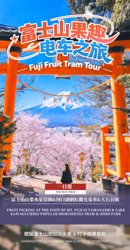 Recommended for Families: | Mount Fuji 5th Station/Arakurayama Sengen Park x Lake Kawaguchi (Includes Popular Sightseeing Train Ticket) x Oishi Park x Fruit Picking Day Trip (From Tokyo) - Who should book this day trip?