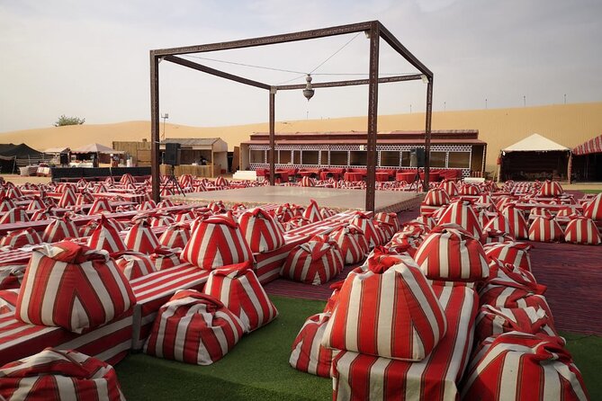 Red Dune Desert Safari With BBQ Dinner, Camel Ride and Live Shows - Delicious BBQ Dinner and Live Entertainment