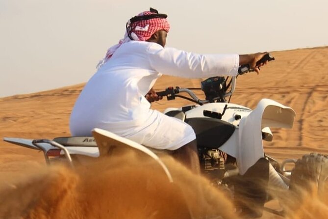 Red Dunes Tour in Desert Safari With Quad Biking and Live Shows - Tour Duration and Logistics