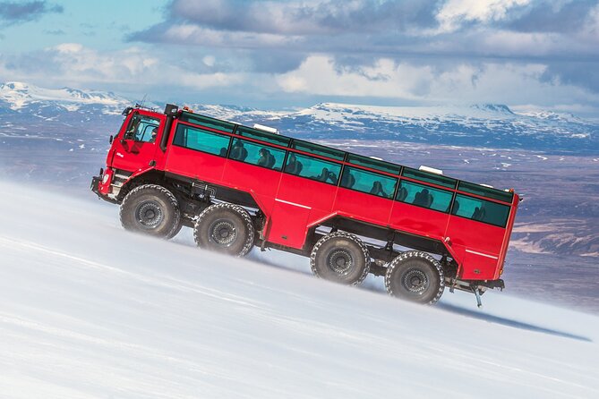RED GLACIER MONSTER TRUCK Langjokull GLACIER Tour From Gullfoss - Booking Information