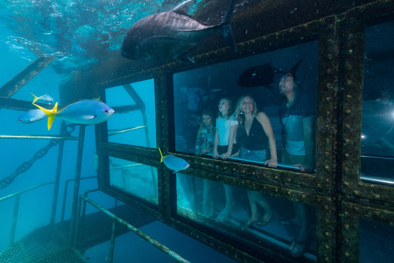 Reef Magic Pontoon Cruise Tour from Cairns - The boat ride and what weather can change